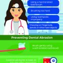 dental abrasion infographic - East Houston dentist